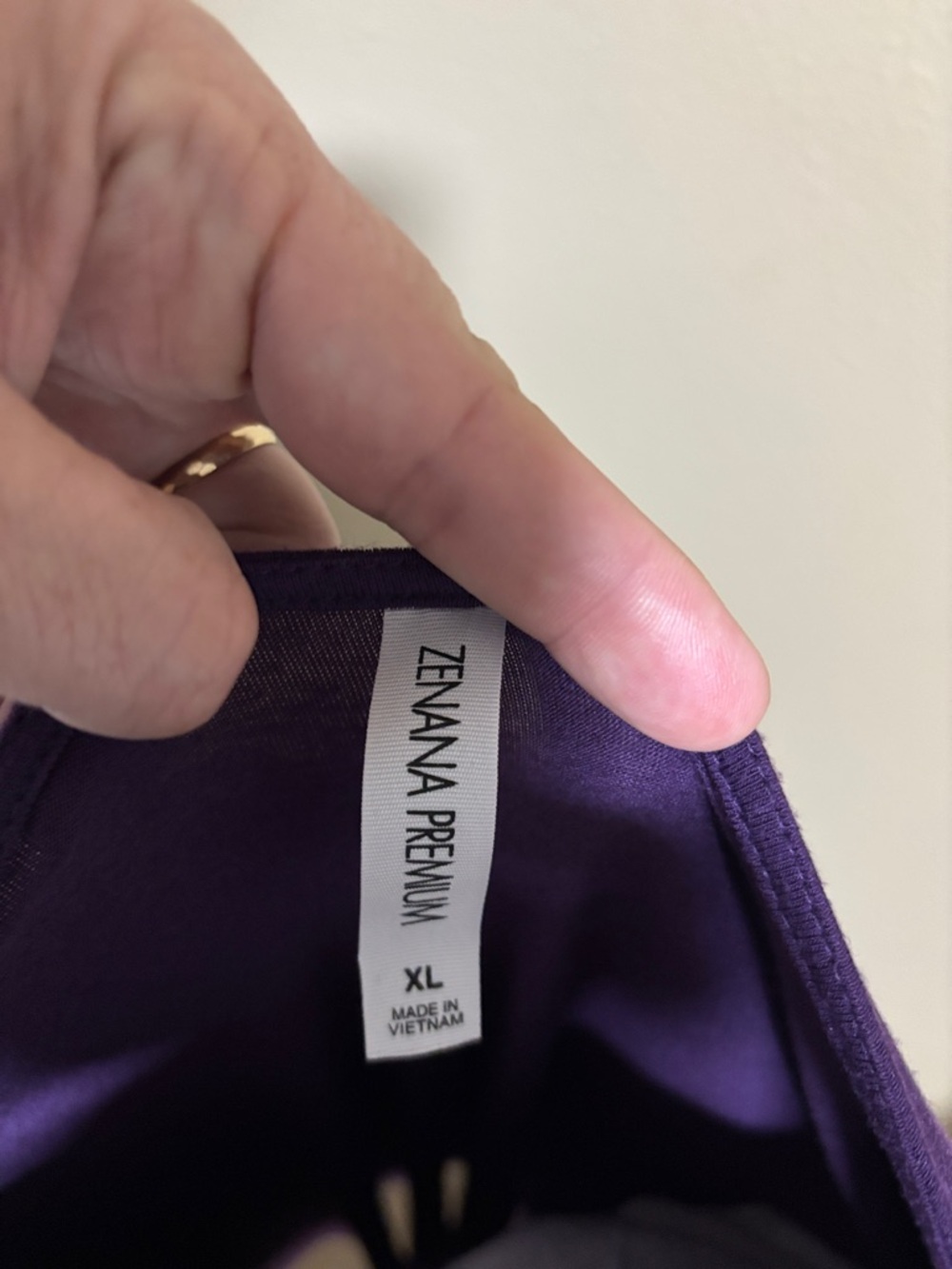 Zenana Outfitters Purple Crewneck Tunic - Picture 2 of 3